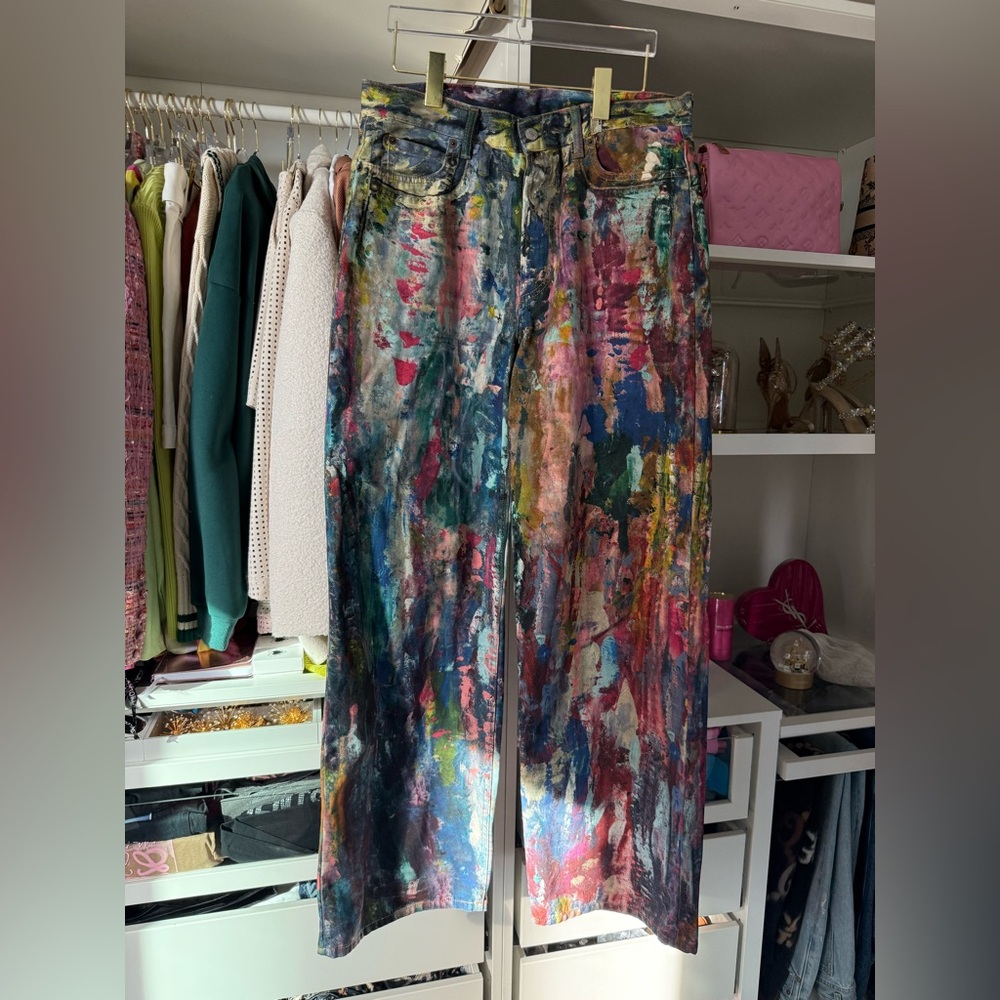 Acne Studios Paint Splatter Jeans
